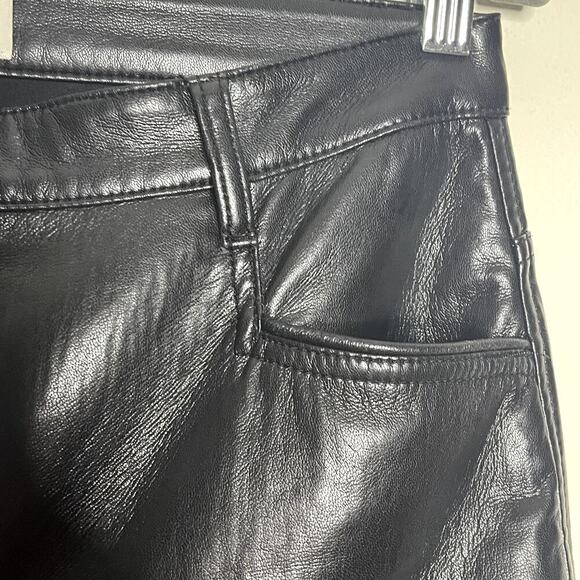 ARITZIA‎ WILFRED CABARET VEGAN LEATHER BLACK PANT SIZE 6 - Picture 8 of 14